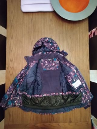 Chaqueta Crivit esquí niña capucha 8-10 años.