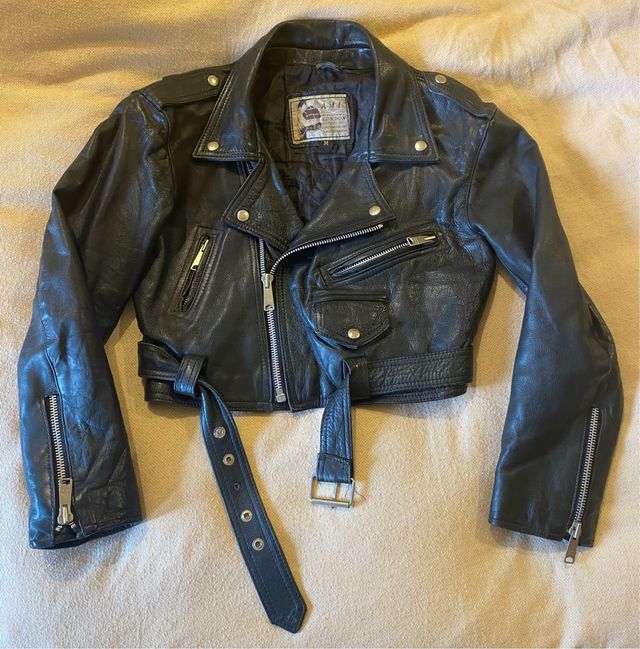 Chaqueta Cuero A.M.I. London Talla M