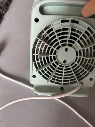 Calefactor eléctrico blanco/verde