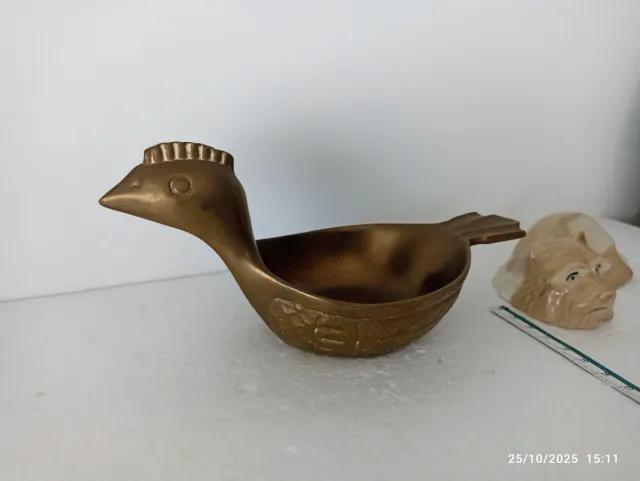 Centro de mesa Antiguo joyero en bronce Valentí