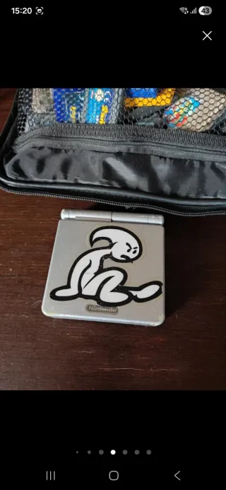 Nintendo Game Boy Advance SP Plata