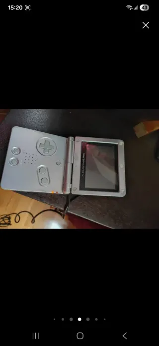 Nintendo Game Boy Advance SP Plata