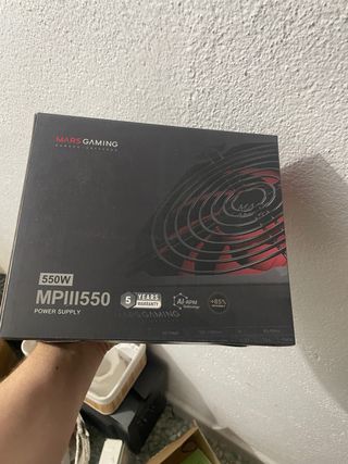Fuente Alimentación Mars Gaming MPIII550 550W