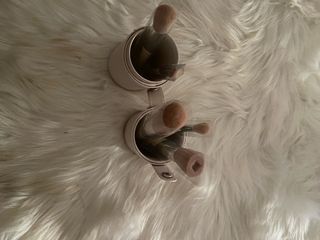 Set de brochas de maquillaje rosa