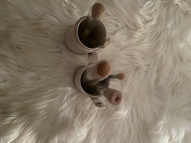 Set de brochas de maquillaje rosa