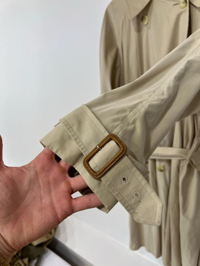 Trench Burberry Camel Monograma Original