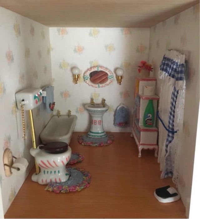 Casa de muñecas 65x58x30 cm