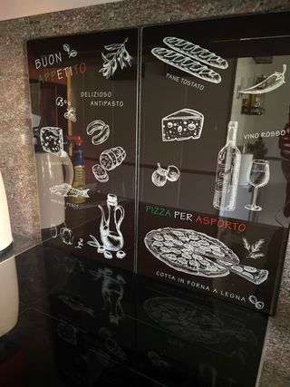 Protector vitrocerámica cocina diseño italiano