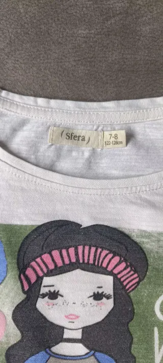 Camiseta Sfera Niña 7/8 Años Dibujo Chica