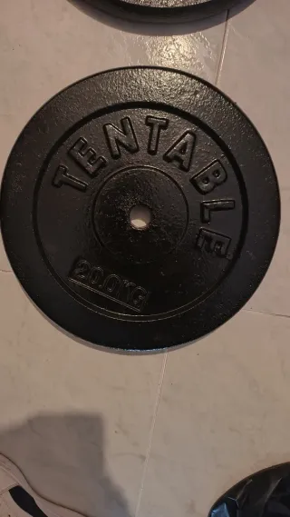 Disco de Pesas 20 kg TENTABLE