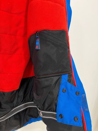 Chaqueta de Ski Salomon Azul y Roja