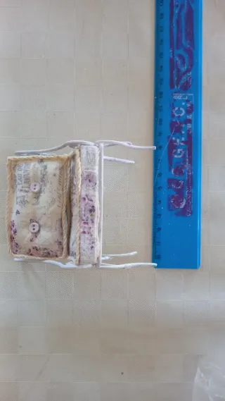 Panchina miniatura per casa delle bambole