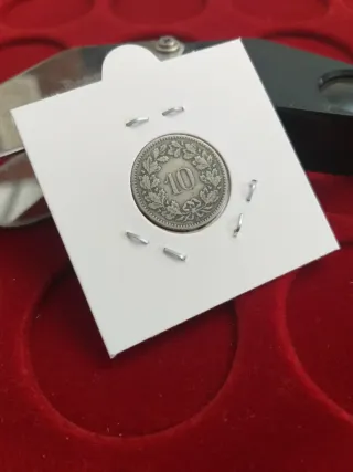 Suiza 1884 10 céntimos