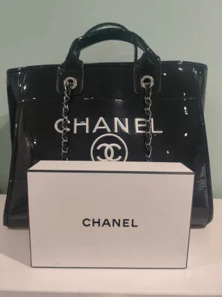 Bolso Chanel Negro Charol