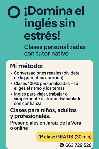 Clases de Inglés Online (Profesor Bilingüe)