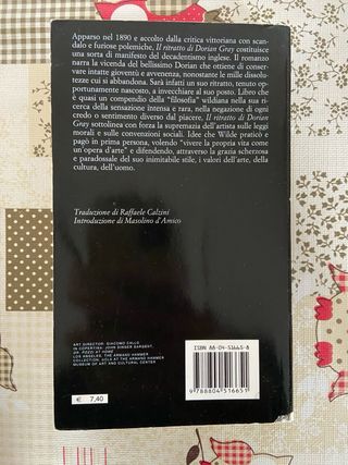 libro Il ritratto di Dorian Gray