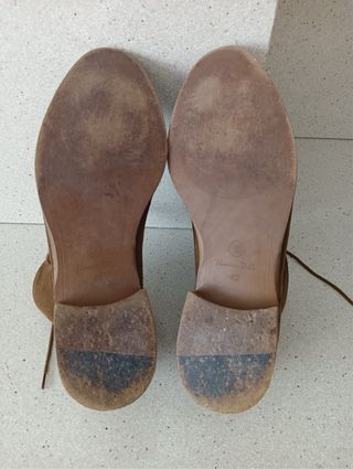 Botines Massimo Dutti de piel. 