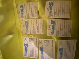 7 figurine Dragon Ball 1989