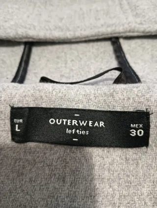 Chaqueta Lefties gris con capucha mujer