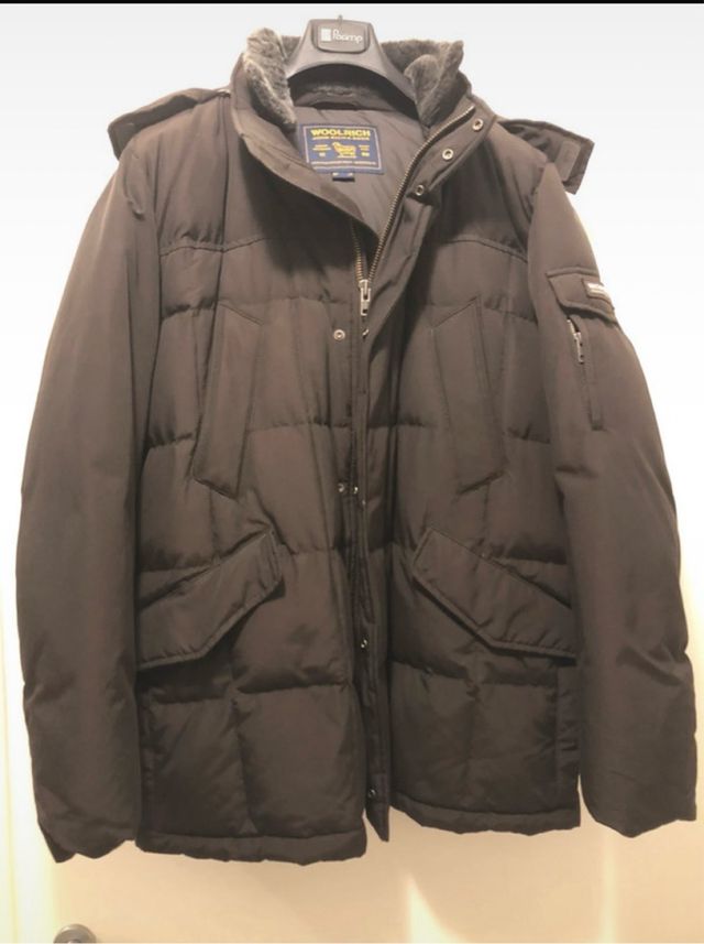Woolrich Giubbotto Piumino Marrone Originale