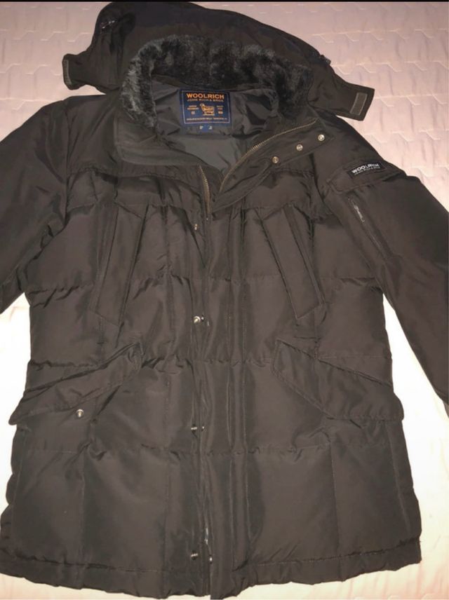 Woolrich Giubbotto Piumino Marrone Originale