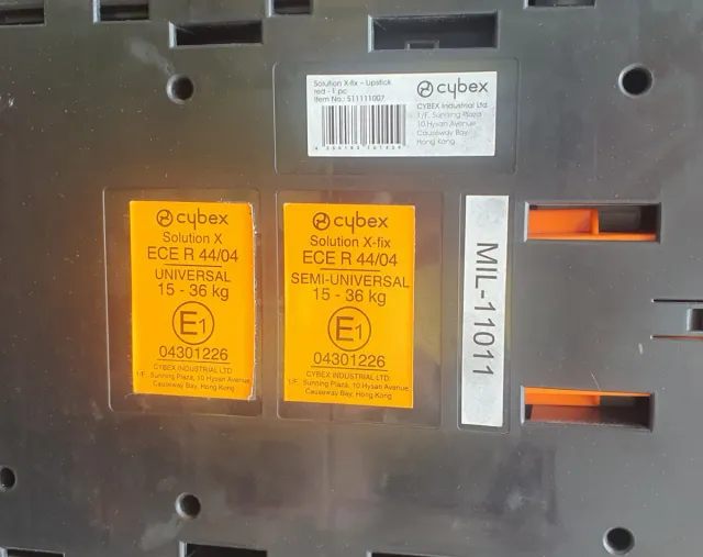 Silla Coche Cybex Solution X-fix Roja