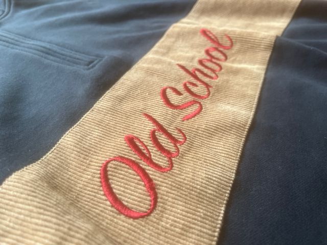 Sudadera Old School Azul Marino Talla 