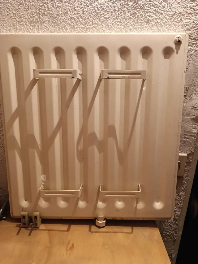 Radiador de hierro fundido blanco