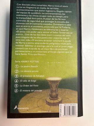 Harry Potter y el misterio del príncipe (Harry ...
