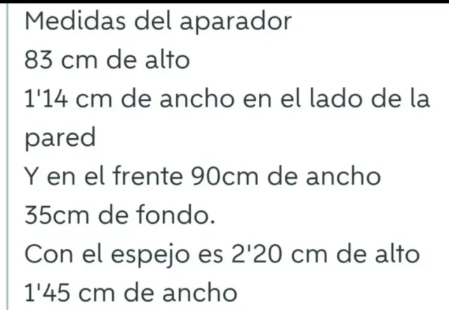 REGALO Mueble de entrada madera y cristal