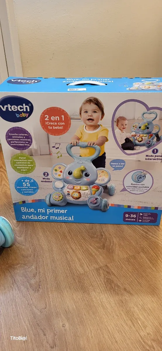 Andador Vtech Baby Elefante Azul