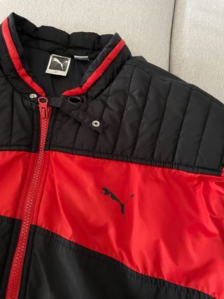 Giubbotto Puma Uomo Nero Rosso Taglia L