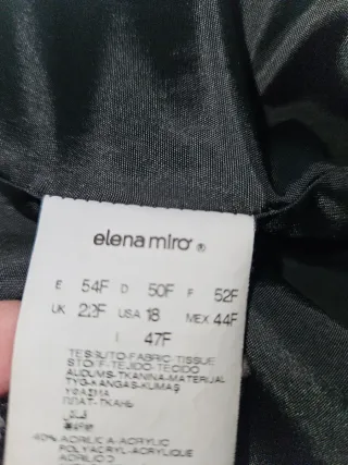 Cappotto Elena Mirò taglia XXXL