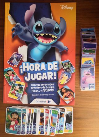 Colección Disney Carrefour Cartas Cromos