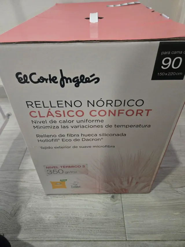 Imbottitura per piumino Classic Comfort 90 cm NON APERTA