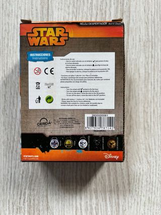 Despertador Star Wars Yoda y Stormtrooper