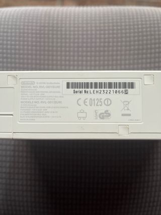 Consola Wii Nintendo Blanca para piezas