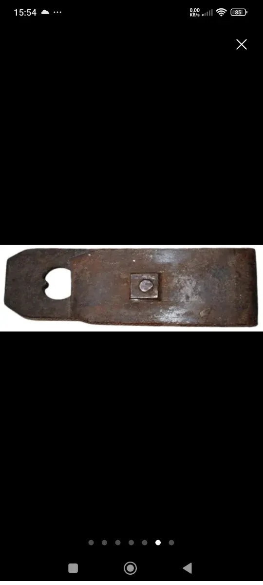 Garlopa de madera antigua