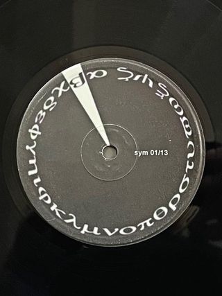 Unknown Artist "Untitled" (SYM 01/13) raro vinile