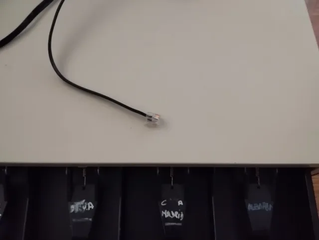 Cajón caja registradora beige