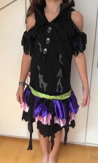 Disfraz Bruja Halloween Niña