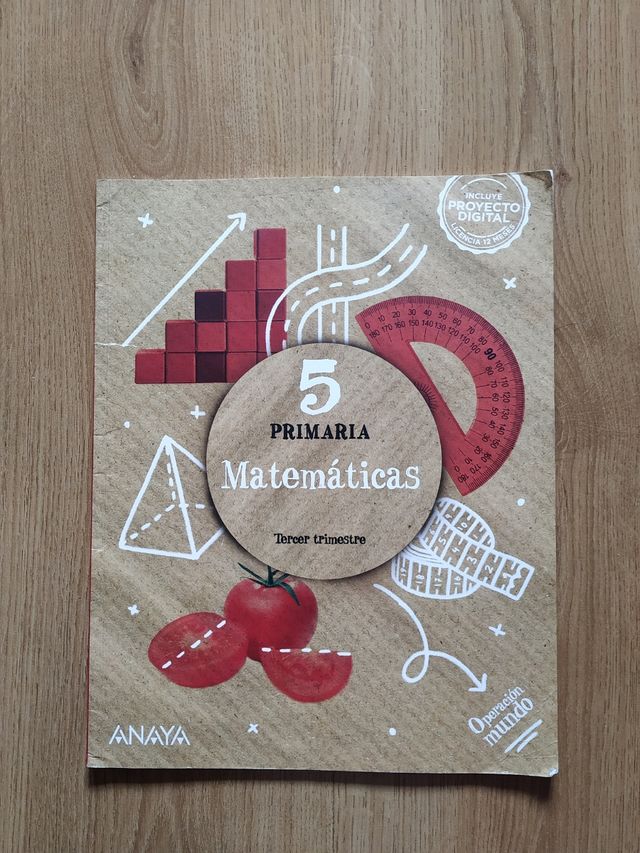 Libro tercer trimestre matemáticas 5º primaria
