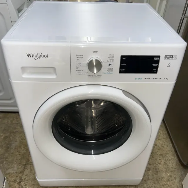 Lavadora Whirlpool 9 kg Steam Inverter Motor