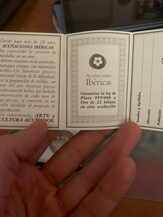 Moneda Plata Coleccionista Unión Europea Euro 2002