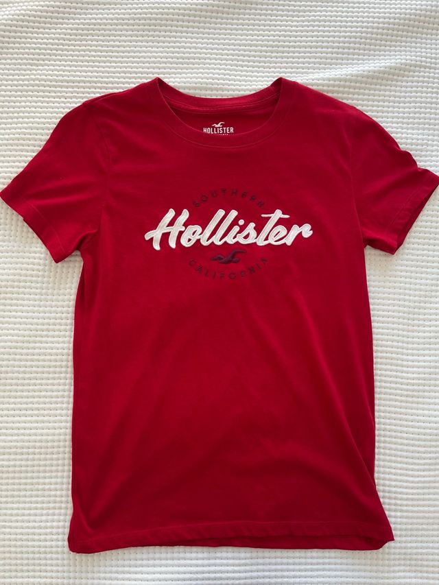 Camiseta Hollister Roja