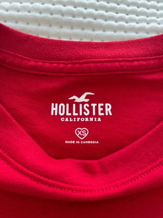 Camiseta Hollister Roja