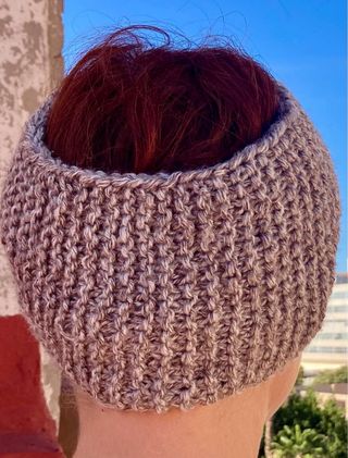 Diadema tejida invierno