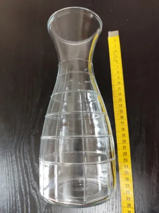 Elegante Jarro vidro para servir Vinho (1 Litro)