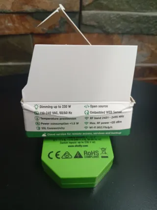 Shelly Dimmer 2 Wi-Fi Regulador Luz