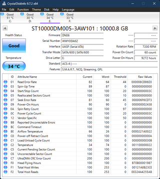 10TB 7200RPM Seagate BarraCuda Internal SATA HDD
